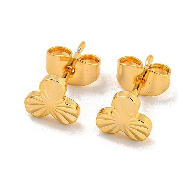 Brass Stud Earrings for Women LS-KK-U006-02G-02-1