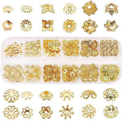 Iron & Brass & Alloy Bead Caps IFIN-SC0001-10-1