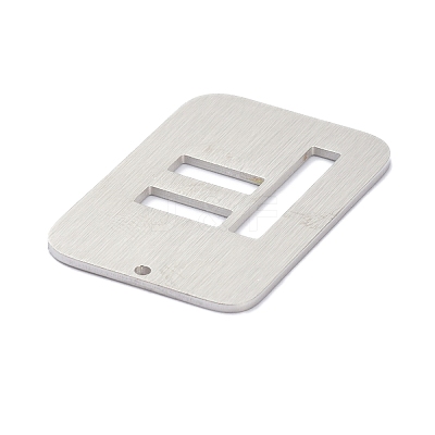 Non-Tarnish 304 Stainless Steel Pendants STAS-K216-49F-P-1