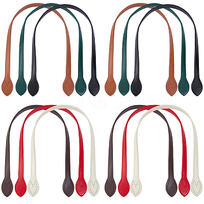 12Pcs 6 Colors Imitation Leather Bag Handle DIY-BBC0002-80-1