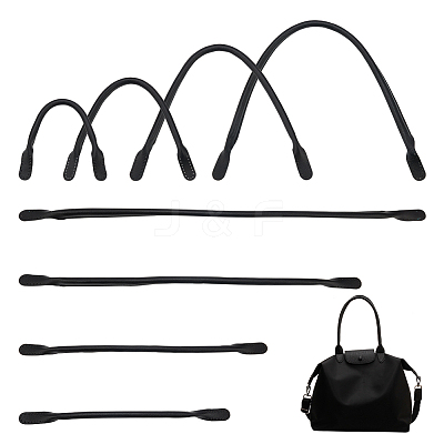 8Pcs 4 Style PU Leather Sew on Bag Handles PURS-WR0001-26C-1