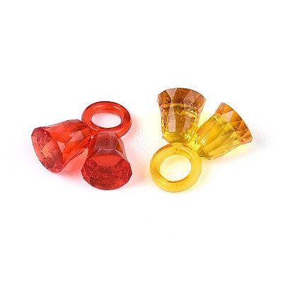 Transparent Acrylic Pendants TACR-T030-06M-1