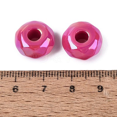 Opaque Acrylic European Beads OACR-E033-23I-1