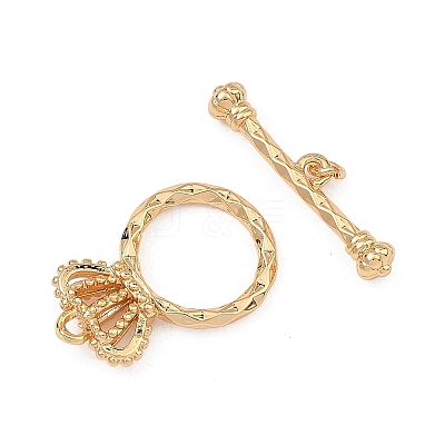 SHEGRACE Crown Brass Toggle Clasps XGRQ58800-787G-1