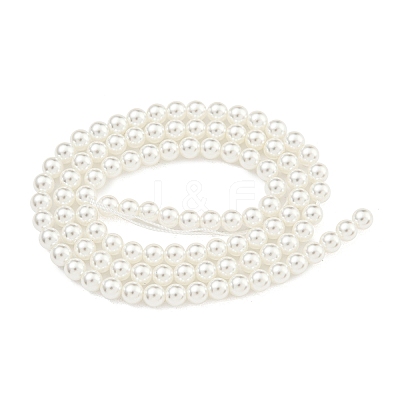 Glass Pearl Beads Strands HY-G002-01B-01-1