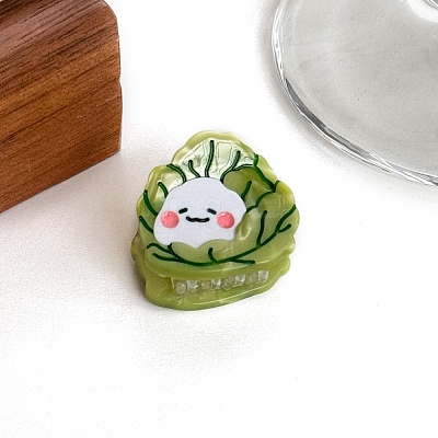 Vegetable Theme Cellulose Acetate & Iron Claw Hair Clips PW-WG7D178-03-1