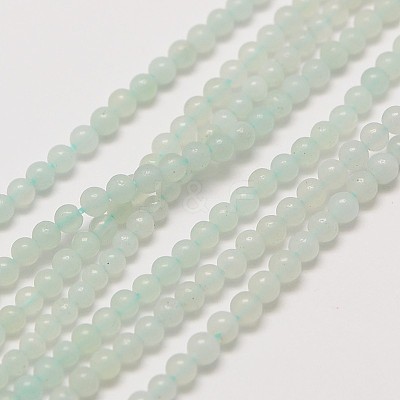 Natural Amazonite Round Bead Strands X-G-A130-2mm-14-1