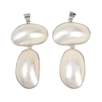 Natural Shell Big Pendants SSHEL-B003-01P-01-1