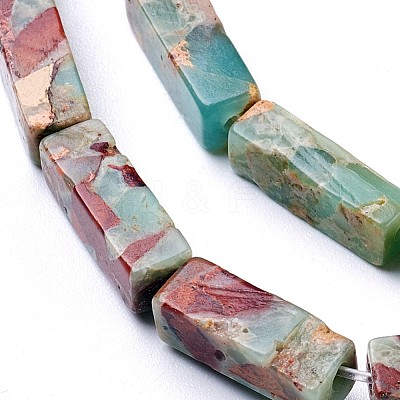Synthetic Aqua Terra Jasper Beads Strands G-I203-D-1