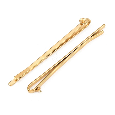 304 Stainless Steel Hair Bobby Pins Findings STAS-F329-02B-G-1