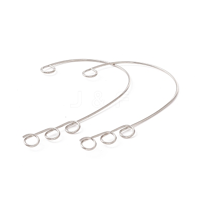 Tarnish Resistant 316 Stainless Steel Ear Cuff Findings X-STAS-H148-01P-1