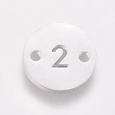 Tarnish Resistant Numbers 304 Stainless Steel Links STAS-M274-035P-2-1