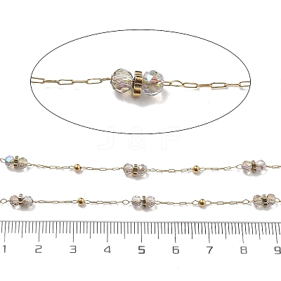 304 Stainless Steel Paperclip Chains CHS-P021-01G-06-1