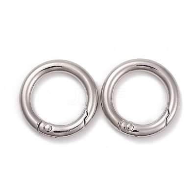 Alloy Spring Gate Rings PALLOY-M015-01P-1