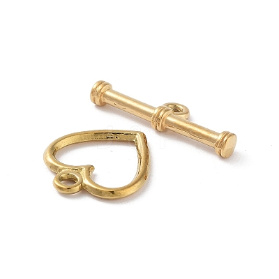 Ion Plating(IP) 304 Stainless Steel Toggle Clasps X-STAS-A092-08B-G-1