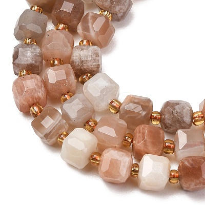 Natural Multi-Moonstone Beads Strands GG-CBAC972-A05-01-1