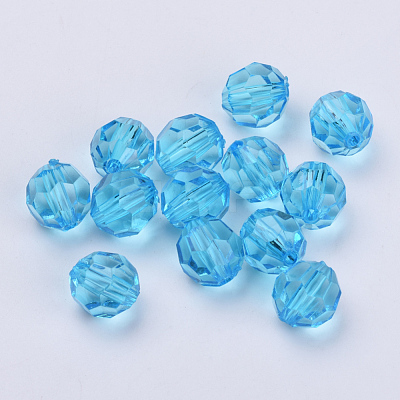 Transparent Acrylic Beads TACR-Q257-14mm-V40-1