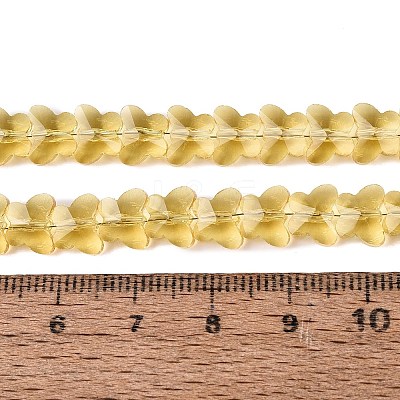 Transparent Glass Beads Strands GLAA-Q118-01A-B13-1