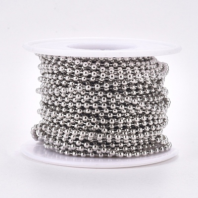 304 Stainless Steel Ball Chains CHS-F009-01C-P-1