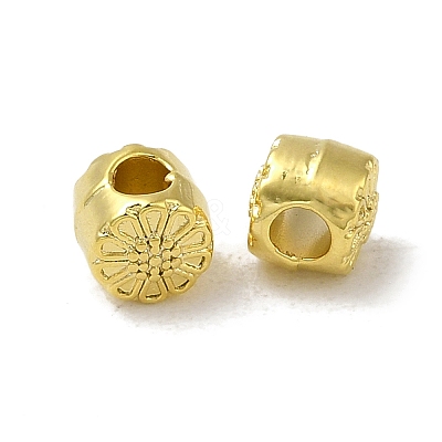 Rack Plating Alloy Beads PALLOY-P296-01G-1