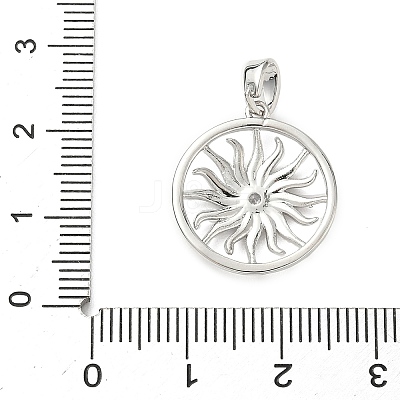 Brass Micro Pave Cubic Zirconia Pendants LS-KK-F914-02B-P-1