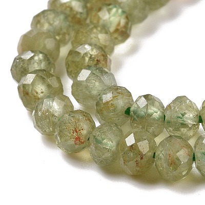 Natural Green Apatite Beads Strands G-E194-04-1