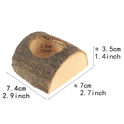 Wooden Candle Holder CAND-PW0001-348-1