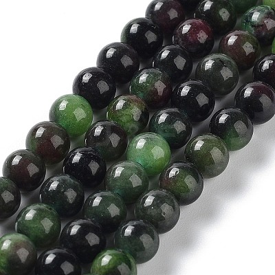 Dyed Natural Malaysia Jade Beads Strands G-G021-02A-06-1