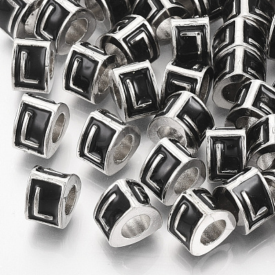 Alloy European Beads MPDL-S038-09L-1