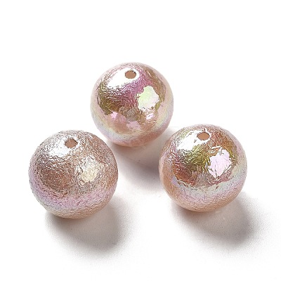UV Plating Opaque Acrylic Beads OACR-L013-002F-1