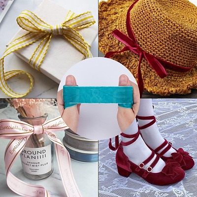Velvet Ribbon SRIB-WH0006-18A-1