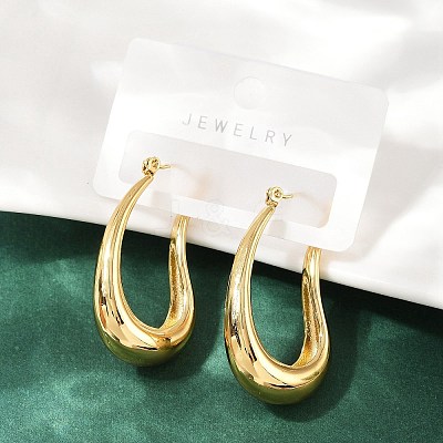 304 Stainless Stee Hoop Earrings EJEW-M105-06G-1