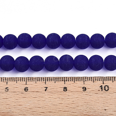 Transparent Glass Beads Strands GLAA-T032-T8mm-MD15-1
