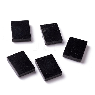 Natural Shungite Cabochons G-L505-44-1