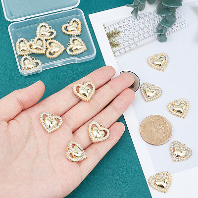 16Pcs 2 Style Alloy Pendants FIND-PH0007-23-1