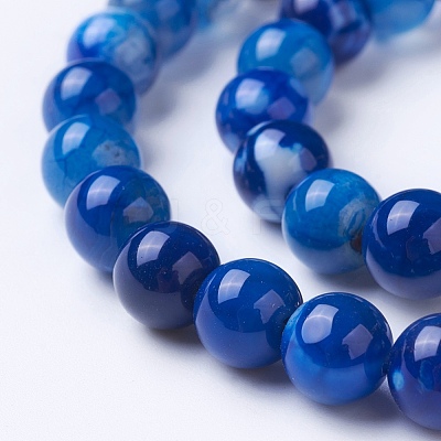 Natural Agate Beads Strands X-G-G754-07-8mm-1