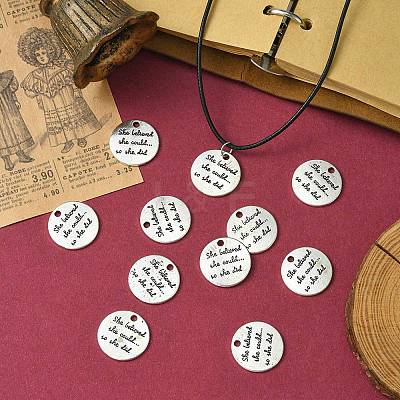 Tibetan Style Alloy Pendants TIBE-YW0001-58-1