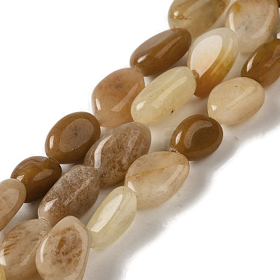 Natural Topaz Jade Beads Strands G-B078-B02-01-1