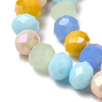 Glass Beads Strands EGLA-A034-M8mm-62-1
