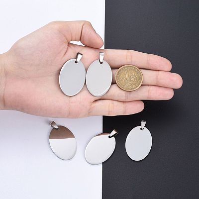 Tarnish Resistant 304 Stainless Steel Pendants STAS-I140-18S-1