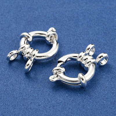304 Stainless Steel Spring Ring Clasps STAS-G190-17S-1