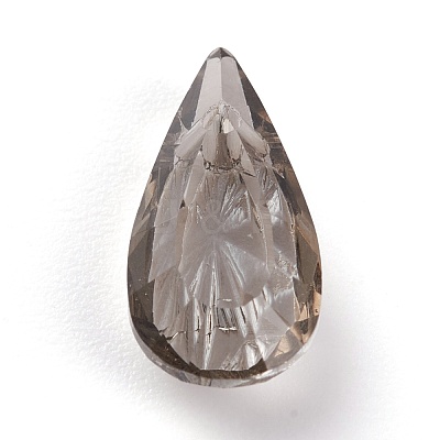 Embossed Glass Rhinestone Pendants GLAA-J101-06A-001SA-1