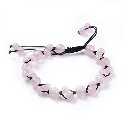 Adjustable Nylon Cord Braided Bead Bracelets BJEW-JB04520-1