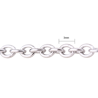 304 Stainless Steel Cable Chains CHS-PH0001-02-1