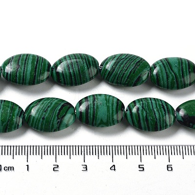 Synthetic Malachite Beads Strands G-L164-A-26-1