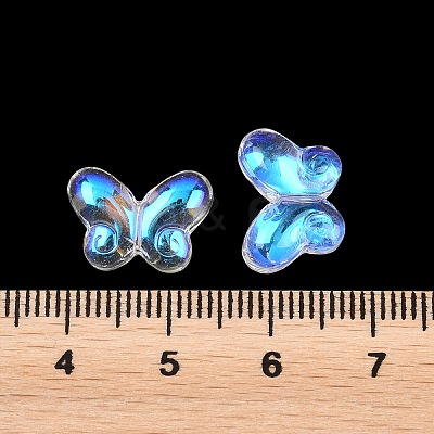 AB Color Plated Transparent Glass Beads GLAA-Z020-01A-1