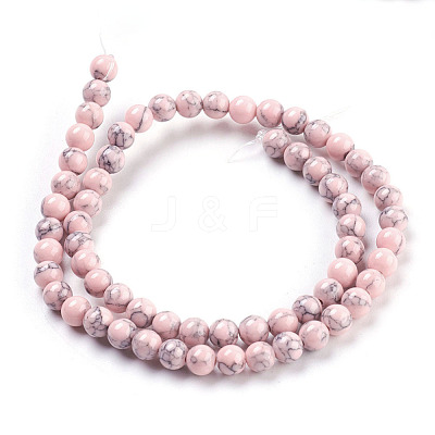 Synthetic Turquoise Beads Strands TURQ-H038-6mm-XXS04-1