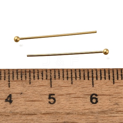 Brass Ball Head Pins KK-H502-03C-G-1