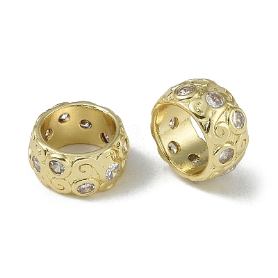 Rack Plating Brass Beads KK-A220-25D-G-1