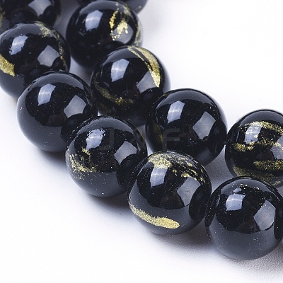 Natural Mashan Jade Beads Strands X-G-F670-A12-6mm-1